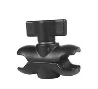BUBEFSKD Support de support double pour téléphone avec adaptateur de balle de 1" - Double bras - Pour smartphone