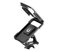 BUBEFSKD Support de téléphone anti-shake - Boîtier complet - Écran tactile - Accessible - Résistant à la pluie - Appareil de 7 pouces - Réglable en hauteur - Étanche - Support de téléphone entièrement