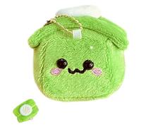 BUBEFSKD Sushi Inspiré Jouet en Peluche Cadeau de Culture Japonaise Sac à Clé Pendentif pour Sac à Dos Ou Porte-clés Accessoire Culinaire Thème Peluche, Vert herbe