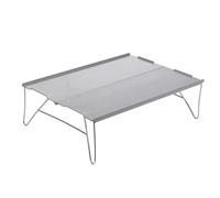 BUBEFSKD Table touristique portable pliable en aluminium pour pique-nique, voyage, camping, pique-nique en plein air, table en aluminium pour l'extérieur, table touristique