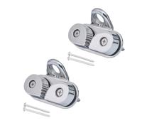 BUBEFSKD Taquets De Bateau Voiliers Équipement De Pilates Taquet en Acier Inoxydable Matériel De Bateau Anneaux Principaux Crampons De Kayak Guide-câble Pince De Corde De Canoë