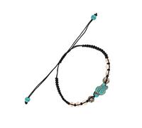 BUBEFSKD Tortue de mer Bracelet de perles en pierre naturelle Pierres turquoise Bracelet fortune pour femmes et hommes Accessoires chaîne à main élégant Bijoux de plage, taille unique, comme décrit