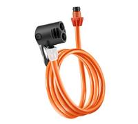 BUBEFSKD Tuyau de gonflage pour vélo - Pompe à vélo - Rallonge - Valve à aiguille - Pompe de raccordement - Pompe de raccordement