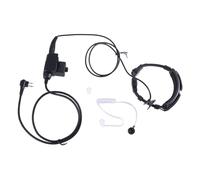 BUBEFSKD Tuyaux d'air Throat Vibrations Microphone Casques U94 Appuyez sur l'adaptateur Talc pour CP200 CLS1100 DEP450 EP450 CP200D CP200 Radio PTT Adaptateur