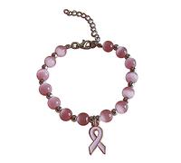 BUBEFSKD Vent Froid Hip-hop Tendance Bracelets Réglables Ruban du SIDA du Monde Cool Fille Tempérament Bijoux De Mode Goutte À Goutte Huile Ruban Rose pour Les Femmes