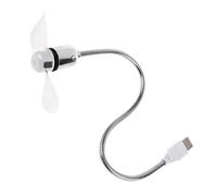 BUBEFSKD Ventilateur USB flexible Refroidissement d'air Cool Bureau Extérieur pour ordinateur portable Bureau PC Ordinateur Chargeur Banque d'alimentation Ventilateur Diffuseur