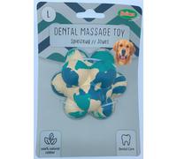 BUBIMEX-Balle pour chien en caoutchouc naturel coloris bleu Bubimex Beta - Taille L