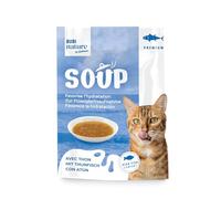 Bubimex - Bubi Nature Soupe - Saveur Thon - 50 g - Aliment complémentaire pour Chat - Nourriture Humide - Texture légère - Favorise l’hydratation