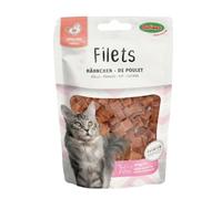 BUBIMEX Filets de Poulet pour Chat 50g - Friandise Naturelle, Riche en Protéines, Texture Tendre, sans Additifs, Soutien Vitalité et Musculature