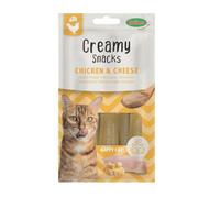 BUBIMEX-Friandise en crème pour chat poulet et fromage Bubimex Creamy x 4 - 60 g