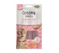 BUBIMEX-Friandise en crème pour chat saumon et krill Bubimex Creamy x 4 - 60 g
