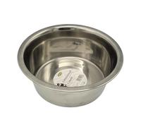 Bubimex - Gamelle Inox pour Chien et Chat - Acier Inoxydable - Contenant pour eau et nourriture - Résistant, Hygiénique, Facile à Nettoyer et Intemporel - Écuelle de Qualité supérieure - 1,80 L
