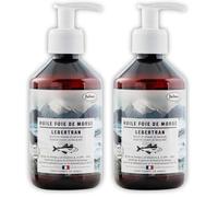 Bubimex - Huile de Foie de Morue 250 ML - Riche en Oméga 3 et 6, Vitamines A, D3 et E - Pelage Brillant, Peau Saine - Complément Alimentaire pour Chien et Chat (Lot de 2)