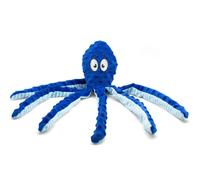 BUBIMEX-Jouet pour chien coloris bleu peluche pieuvre Bubimex - 45 cm