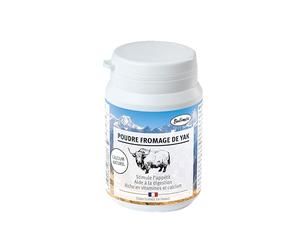Bubimex - Poudre de Fromage de Yak - Complément Alimentaire 100% Naturel pour Chiens et Chats - Riche en Calcium et Vitamines - Immunité, Santé du Pelage et des Griffes - 60g