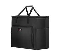 BUBM Housse de Transport pour Ordinateur de Bureau, Sac à Main de Voyage Portable pour Tour de Bureau, châssis PC, Moniteur (jusqu'à 68,6 cm), Clavier et Souris, imperméable et Anti-Chocs, Noir