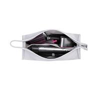 BUBM Sac de rangement de voyage compatible avec Dyson Airwrap Styler, Shark Flexstyle Air Styling & Drying System, Portable Carrying Case Organizer for Airwrap Styler and Attachments, Argenté, 1 Count