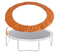 Bubmari Coussin De Protection pour Trampoline, Contour De Sécurité De Remplacement Ø 183 À 487 Cm, Couvre-Ressorts en PVC, Résistant Aux Rayons UV & Anti-déchirure(Orange,12FT/366cm)
