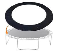 Bubmari Coussin De Protection pour Trampoline, Contour De Sécurité De Remplacement Ø 183 À 487 Cm, Couvre-Ressorts en PVC, Résistant Aux Rayons UV & Anti-déchirure(Black,12FT/366cm)