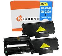 Bubprint 2 Cartouche de Toner et Tambour Compatible pour Brother TN-2320 DR-2300 pour DCP-L2500D DCP-L2520DW DCP-L2540DN DCP-L2560DW HL-L2300D HL-L2340DW HL-L2360DN HL-L2365DW MFC-L2700DN MFC-L2700DW