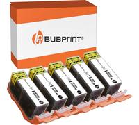 bubprint 5 Cartouches d'encre compatible avec CANON PGI-525 BK AVEC PUCE