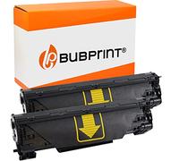 Bubprint Lot de 2 Toners compatibles avec HP CF283A 83A Noir | Pour LaserJet Pro MFP M125a M125nw M126a M126nw M127fn M127fs M127fw M128fn M128fw M201dw M201n M225dn M225dw M226dn M226dw