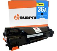 Bubprint Toner Compatible avec HP 36A CB436A Noir