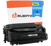 Bubprint Toner Compatible avec HP 55X CE255X Noir