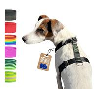 bub's Not Pull, Harnais pour Chien de Moyenne/Petite Taille avec système Anti-Traction (contrôle Taille : Cou 34 à 57 cm, Poitrine 42 à 69 cm) (Noir)