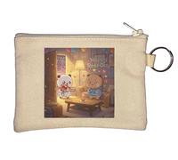 Bubu Dudu Happy Rose Day Porte-monnaie Beige