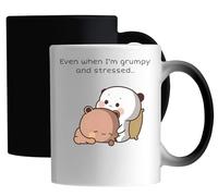 Bubu Dudu Mug magique en céramique « Even When I'm Grumpy Ande Stressed » Blanc