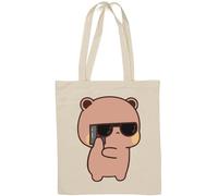 Bubu Dudu Special Agent Sac fourre-tout en coton naturel Blanc
