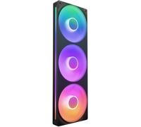 BUBY-F360 Rgb Core-Unité De Ventilation À Cadre Unique De 360 Mm Avec Trois Ventilateurs Rvb De 120 Mm-Contrôle De La Vitesse Et De L'Éclairage-Pression Statique Et Flux D'Air Élevés-Noir