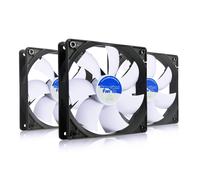 BUBY-Super Silent Fan 12-120Mm Ventilateur Pour Boîtier Pc Silencieux Et Efficace Avec 4 Pads Anti Vibrations, 12V Ventilation Pc, 12Cm, Ventilo Pc, Fan Pc 13,9 Db(A) 64,5 M3/H-3 Pièces