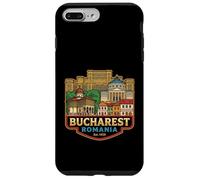 Bucarest Roumanie Voyage Souvenir Ville Cadeau Coque pour iPhone 7 Plus/8 Plus