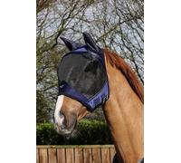 Bucas Buzz-Off Pro, Accessoire Cheval, 135/M, bleu marine/noir