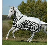 Bucas Couverture pluie/mouches Buzz-off Rain & Neck avec couvre-cou Zebra 130