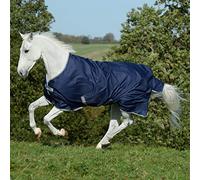 Bucas Freedom Turnout 130 Couverture pour Cheval 150 g Bleu Marine/argenté