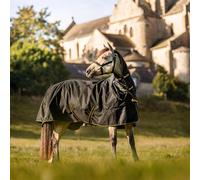 Bucas Irish Turnout Light 50g + Neck Set 1200D - black/gold