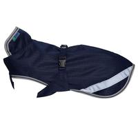 Bucas Manteau pour Chiens Freedom, Veste pour Chiens, Polyester, Ripstop, Navy, Taille M, Longueur 40 cm, Tour de Cou 43 cm, Tour de Ventre 60 cm, imperméable, Respirant