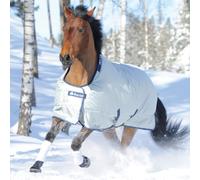 Bucas Power Turnout Light Big Neck Couverture pour cheval Couleur argent