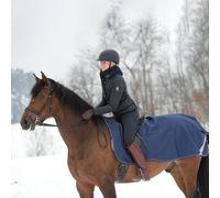 Bucas Riding Rug - Navy/Silver