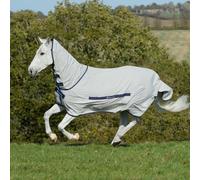 Bucas Sweet-Itch Full-Neck - Couverture anti-eczéma - Poney - argent
