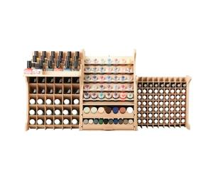 Bucasso Boîte de rangement pour outils de modélisation en plastique,peut contenir 211 bouteilles d'encre teintée pour bricolage, convient pour Tamiya/Mr.Hobby/Vallejo/Citadel GKPS