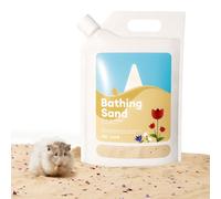 BUCATSTATE Sable de bain pour hamster avec bec verseur, 3 kg de sable de bain fin | Litière sans poussière et sans calcium pour hamster, chinchillas, gerbille, souris, Degu ou autres petits animaux