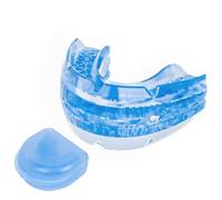 Buccocare Orthèse D Avancée Mandibulaire Anti, Ajustement Précis Et Confort Souple Le Protège-dents Anti-ronflement Réduit Les Épisodes D'apnée Du Sommeil. (Bleu)