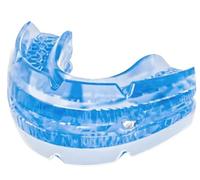 BuccoCare Orthèse d'avancée mandibulaire anti-ronflement à réglage précis et confort doux Envie de Nuits Silencieuses (Bleu)