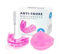 BuccoCare Orthèse D'avancée Mandibulaire,anti-ronflement Précis Et Confort Doux Protections Dentaires Doux Envie De Nuits Silencieuses (Rose)