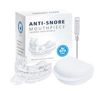 BuccoCare Orthèse D'avancée Mandibulaire,anti-ronflement Précis Et Confort Doux Protections Dentaires Doux Envie De Nuits Silencieuses (Blanc)