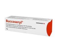 Buccoseryl Pâte adhésive dentaire pour la muqueuse buccale 5 g
